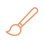 Pinceau pour un produit monochrome personnalisé et innovant